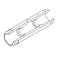 Tube en graphite à partition - Revêtement pyrolytique (10) pour spectromètre d'absorption atomique_0