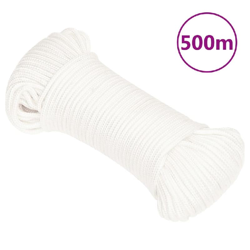 Vidaxl corde de bateau blanc complet 5 mm 500 m polypropylène 152548_0