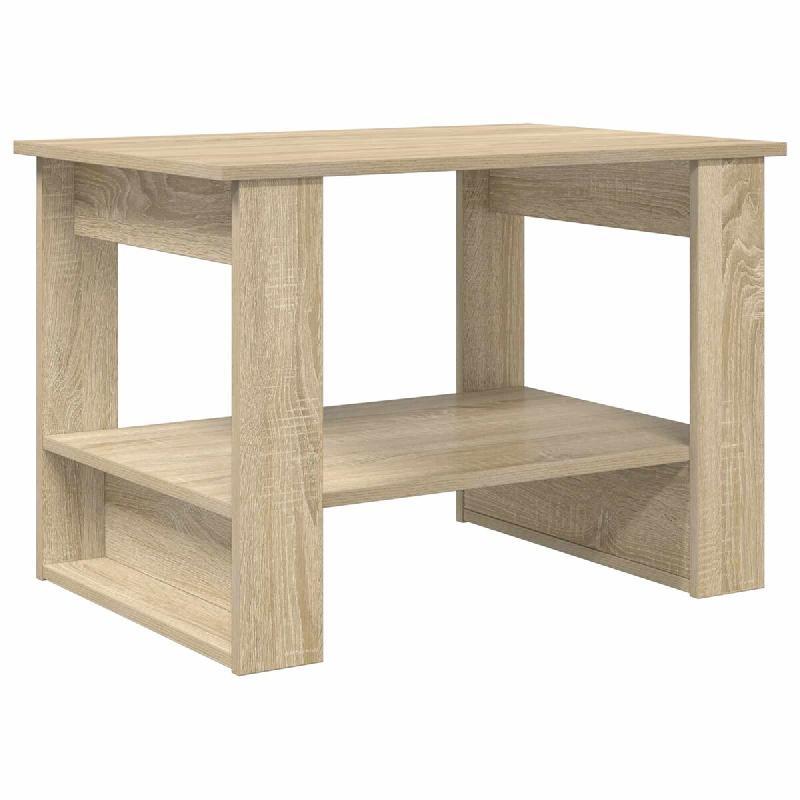 VidaXL Table basse Chêne Sonoma 72 x 50 x 50 cm Bois d'ingénierie Modèle Atlas Ligne - 8000190_0