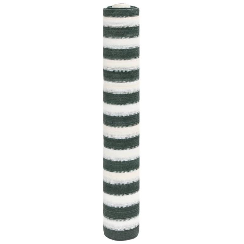 VidaXL Filet brise-vue vert et blanc 1,8x50 m PEHD 75 g/m² Modèle Soleil Zenith Prime Plus - 4003718_0