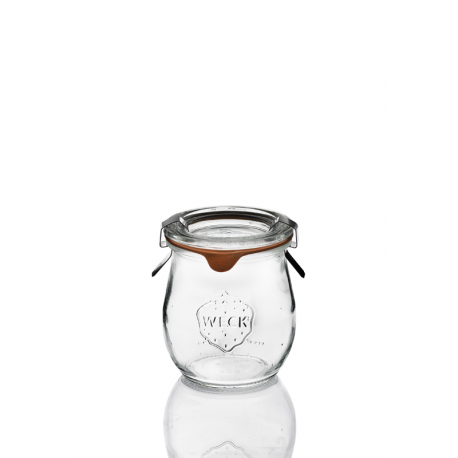 Bocaux en verre WECK corolle 220 ml Ø 60mm avec couvercle et joints - WN000024_0