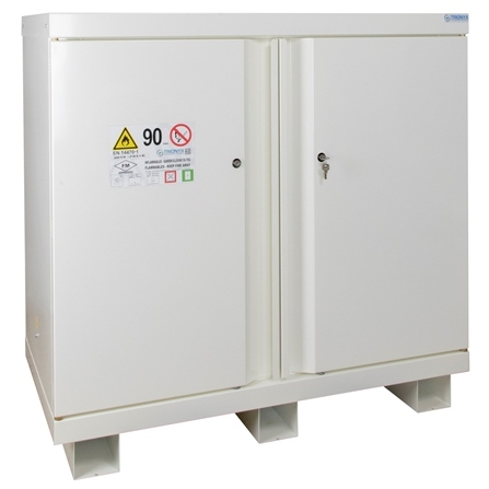 As90c2p - armoire de sécurité pour produits inflammables - delahaye - capacité 115 l_0