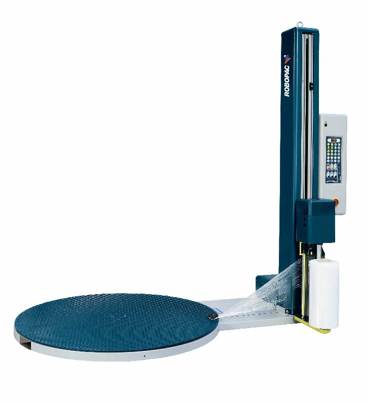 Banderoleuse Rotoplat 507 PFS - pré-étirage motorisé 0 à 250% - économies sur film étirable_0