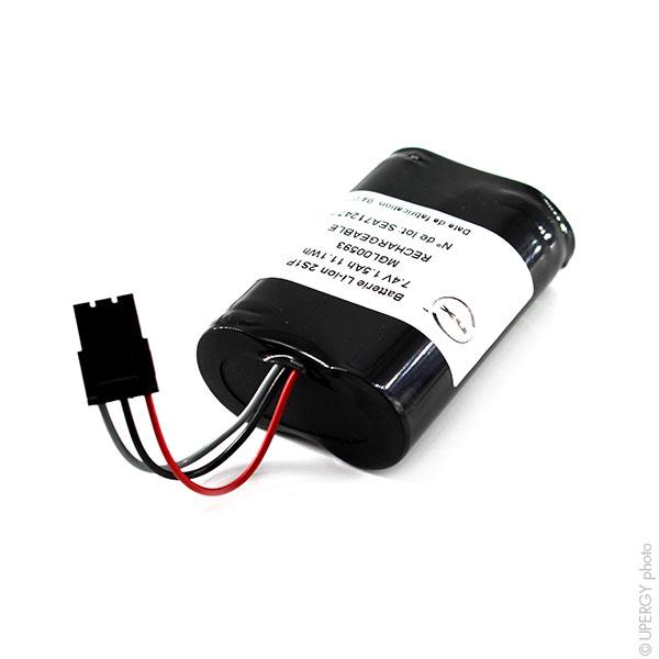 BATTERIE LI-ION 2X  18500 2S1P  ST1 7.4V 1.5AH MOLEX_0