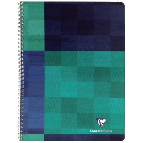 Clairefontaine Lot de 10 Cahier Metric 17x22, 100p./50 feuilles 90 g/m² reliure intégrale, quadrillé 5x5 - multicolore 8722_0