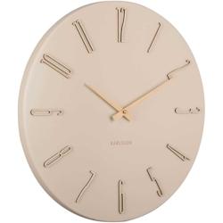 Horloge murale en métal Esmerado 40 cm blanc Karlsson - blanc 8714302770845_0