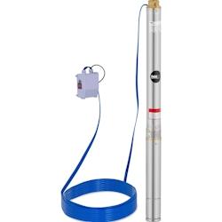 MSW - MSW Pompe immergée 70 mm / 2,75'' - 3800 l/h - 550 W - 50 m de câble / 55 m de hauteur d'élévation - Inox, automatique Pompe à eau - 406285_0