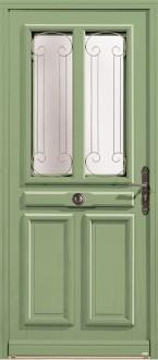 Portes battantes bois classique mi vitrée - Amapa - Isolation thermique et acoustique, Sécurité 5 points_0