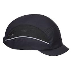 Portwest - Casquette anti-heurts AIRTECH MICRO PEAK Noir / Rouge Taille Unique - Taille unique noir 5036108358908_0
