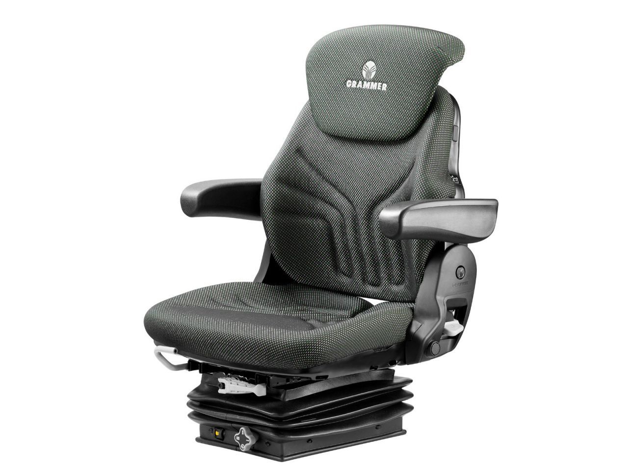 Siège de tracteur - Grammer AG - Compacto Basic W PVC - course de la suspension : 80 mm - 55065_0