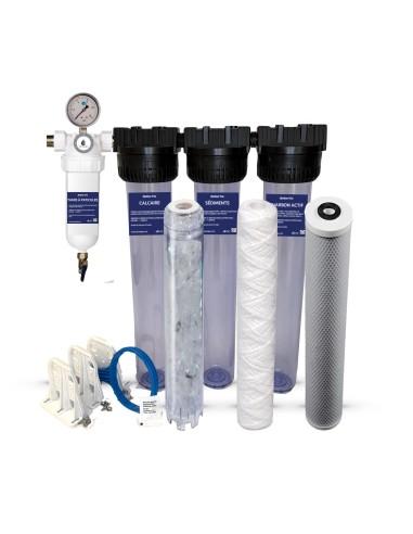 Station de filtration eau de ville CSC 20 pouces - Anti-calcaire, Sédiments, Chlore, PFAS_0