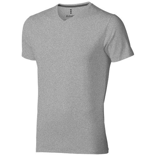 T-shirt bio manches courtes pour homme Kawartha - col V - 95% coton biologique ringspun - 200 g/m²_0