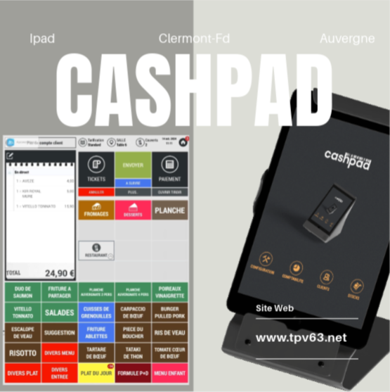 Terminal  tout-en-un pour tous les univers de la restauration - CASHPAD_0