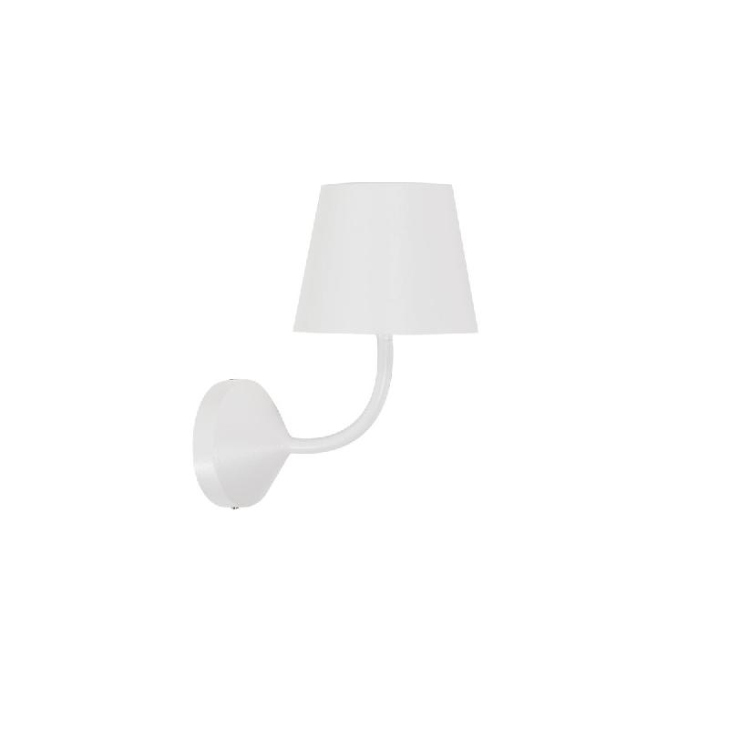 Zafferano Ai Lati Poldina Applique 230V LED 5.4W 2700K 446lm IP54, Structure en Aluminium Moulé sous Pression Peint en Blanc, Design Minimaliste Mode_0
