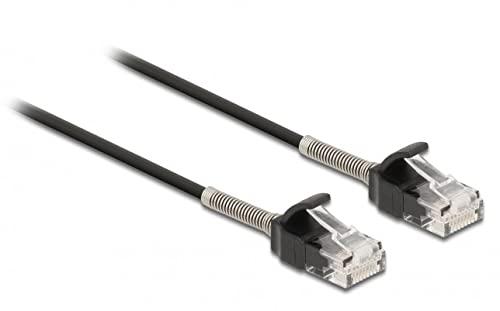 Câble RJ45 mâle à RJ45 mâle Delock - Cat.6A - 2 m - Avec protection courbe et blindage U/UTP_0