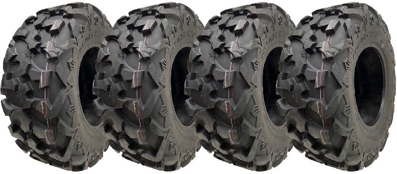 26x9.00R12 (225/75R12) - Set de 4 pneus ATV OBOR Cornelius 6ply tubeless - Route légale 66J_0