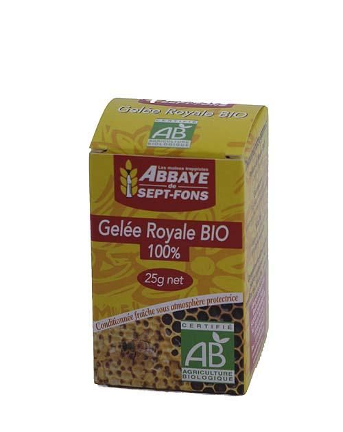 ABBAYE DE SEPT FONS - GELÉE ROYALE BIO ABBAYE DE SEPT FONS 25G