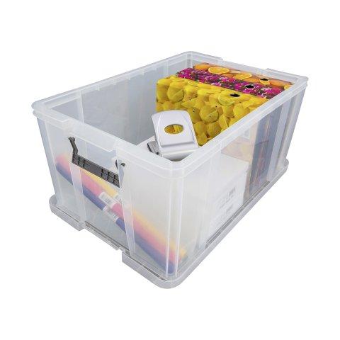 BOÎTE DE RANGEMENT PLASTIQUE 70 L WHITEFURZE - INCOLORE