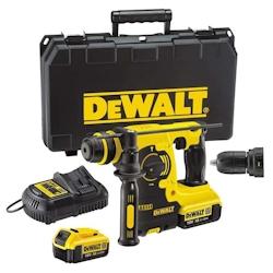 DEWALT MACHINES Perforateur Burineur Sds-plus 18v Dewalt Dch254m2-qw Avec 2 Batteries 4,0 Ah - 5035048439135_0