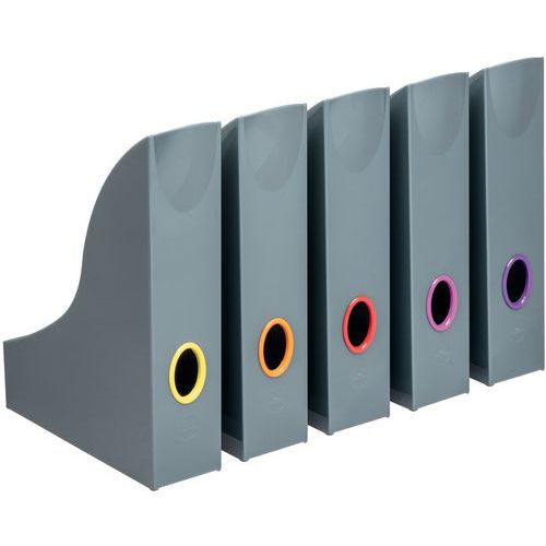 DURABLE 1 PORTE-REVUES VARICOLOR® - LOT DE 5 COULEURS