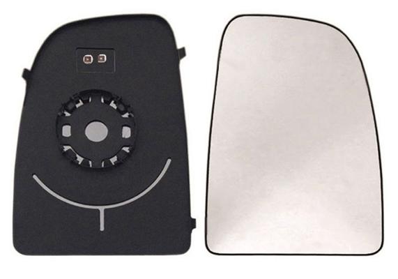 Miroir De Rétroviseur Droit Passager - Compatible Fiat Fiorino, Citroën Nemo, Peugeot Bipper - Verre Simple
