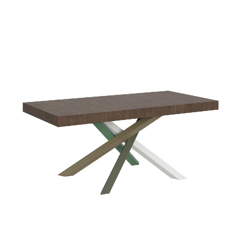 Itamoby Table Extensible 200/460X90 Cm Volantis Pieds Noyer Multicolore 4/A - marron VE200TAV4A460-NC_0