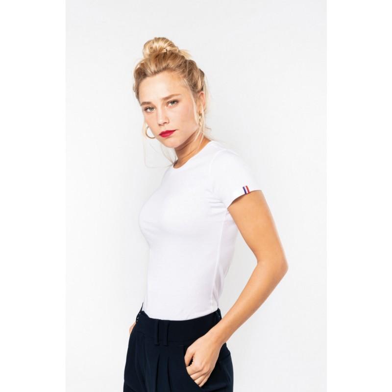 K3041 - T-shirt bio femme - Origine France Garantie - coton peigné biologique_0