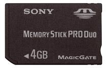 CARTE MÉMOIRE SONY MEMORY STICK PRO DUO 4 GO - MEMORY STICK PRO DUO SONY