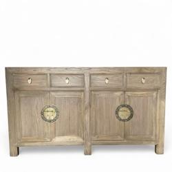 OPIUM OUTLET Asia Meubles Commode Buffet Armoire de mariage sideboard console chiffonnier 31196 nature asiatique chinois oriental entièrement monté_0