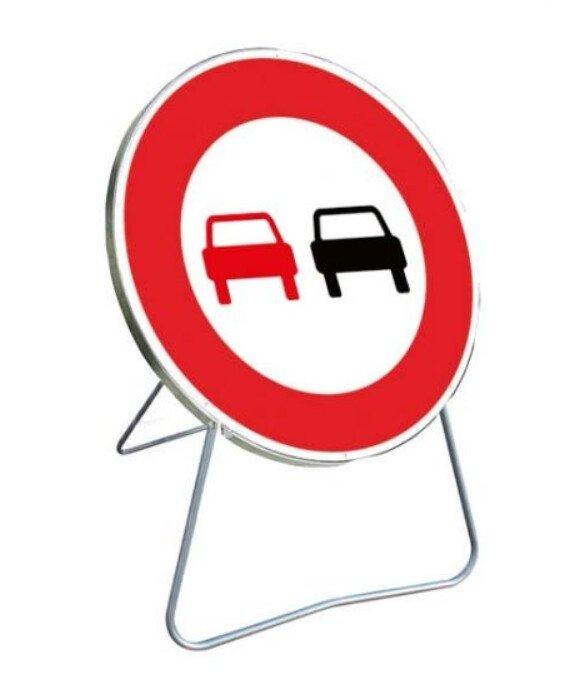 Panneau de chantier b3 interdiction de doubler - tailles : 650 classe 2_0