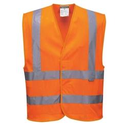 Portwest - Gilet de sécurité en maille HV Orange Taille L-XL - L/XL orange 5036108277780_0