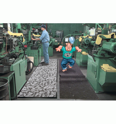 Tapis absorbant industriel