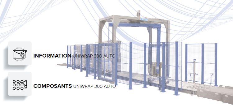 Uniwrap 300 auto - banderoleuse à bras tournant - unitech - automatique_0