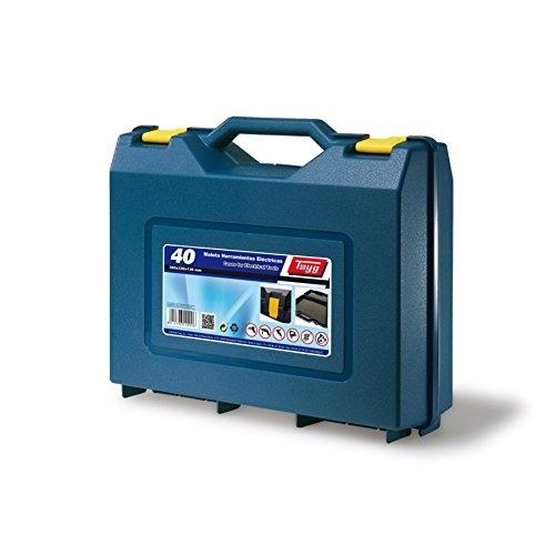 Boîte à outils en plastique TAYG 370040 B040 - 385 x 330 x 130 mm - Mallette vide_0