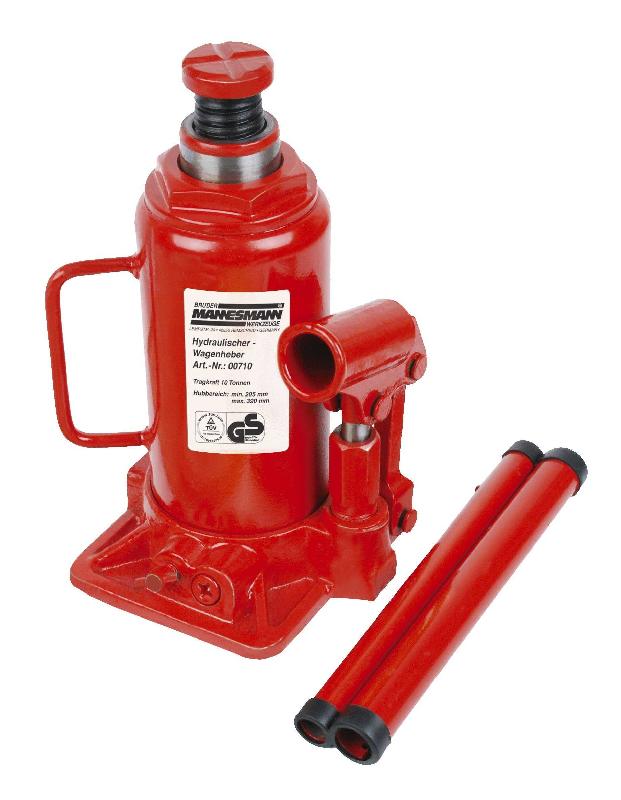 Mannesmann - Cric hydraulique 10T - Certifié TÜV/GS avec sécurité et überlastungsventil_0