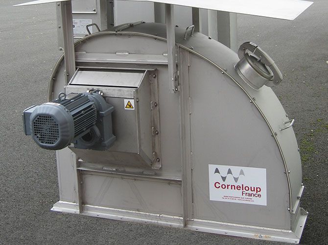 Système d'élévation industrielle à godets jusqu'à 50 mètres