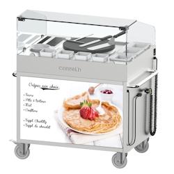 Chariot à crêpière 40 encastrée  CCHCC40E Casselin - gris CCHCC40E_0