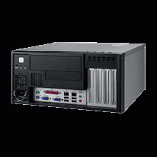 Châssis PC format tour Advantech IPC-5120-25D - Carte mère mATX - Connectique façade avant - Alimentation 250W - 7 cartes d'extension possibles_0