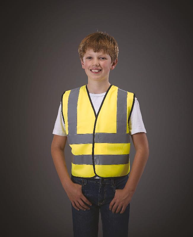 Gilet haute visibilité enfant - Réf: YHVW100CH - Polyester - Norme EN1150:1999 - Marque Yoko_0
