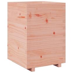 Helloshop26 - Jardinière bac lit surélevé plantes fleurs terrasse jardin 50 x 50 x 72,5 cm bois massif de douglas marron 02_0037682 - 3000213927269_0