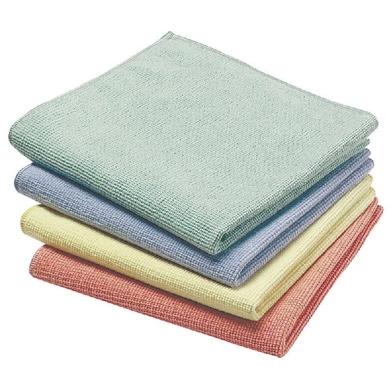 LAVETTE MICROFIBRE BOUCLÉE 40X40, 4 COLORIS (PRIX À L'UNITÉ)