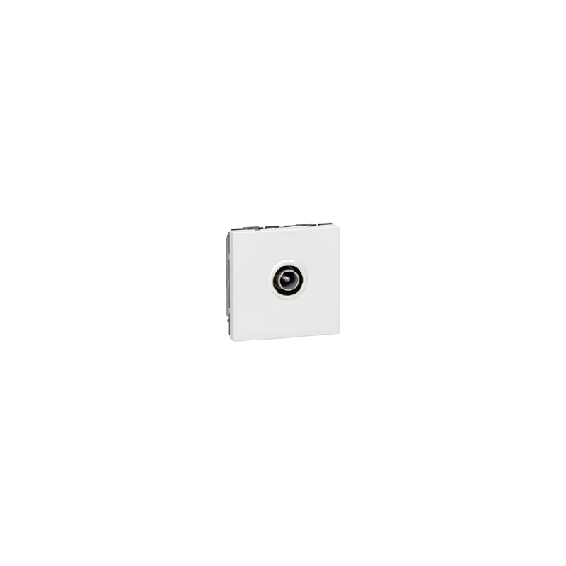 LEGRAND PRISE TV SIMPLE MOSAIC Ø9.52MM MÂLE 2MODULES ENJOLIVEUR 078782