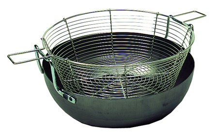 MATFER - BASSINE DE FRITEUSE BOMBÉE ACIER D.450 MM - 062073