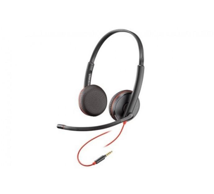 Plantronics Blackwire C3225 - Casque filaire jack 3.5 mm - 2 écouteurs - Réf. 463229_0