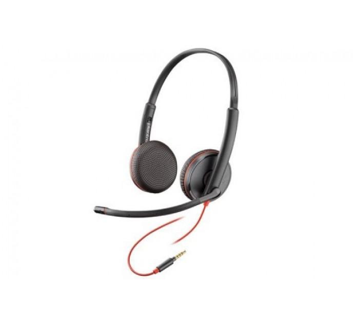 Plantronics blackwire c3225 casque jack 3.5 -2 écouteurs réf.463229_0