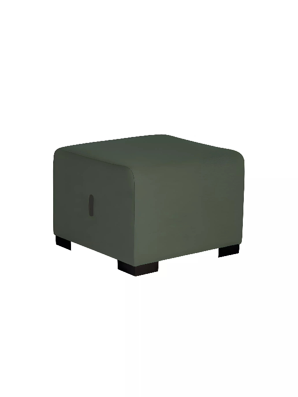 Pouf 1 place vert forêt_0