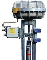 Servomoteur pneumatique - Baelz 373-P31 - Aluminium, Membrane NBR, DN 150_0