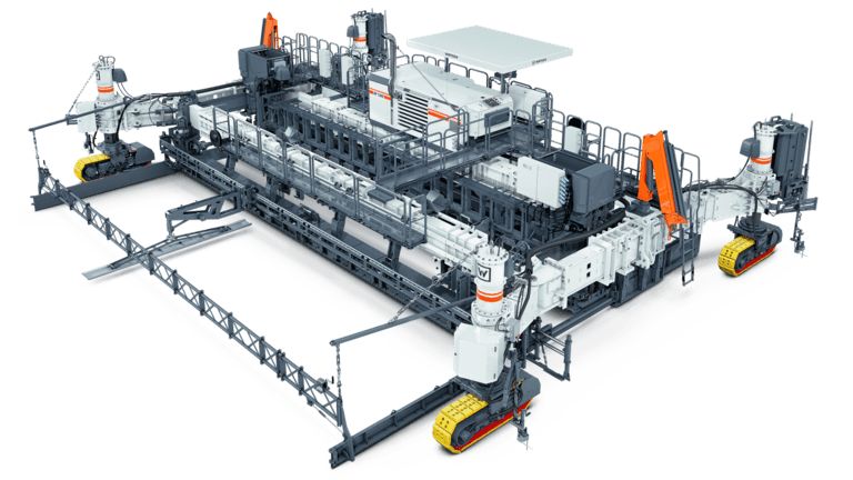 SP 124 - Machine à coffrage glissant Wirtgen - 272 kW / 370 ch - Largeur 4,5m à 12m et épaisseur 450mm_0