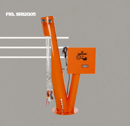Station de réparation vélo avec compresseur électrique 230V - Essential - SRI2G05_0