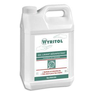 Wyritol - Bidon de 5 litres de crème lavante liquide désinfectante pour les mains - Enrichie à la glycérine - Conforme norme NF EN 1276_0